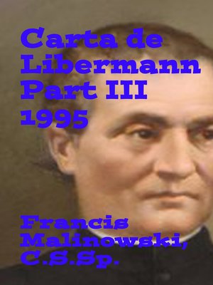 cover image of Carta de Libermann Part III 1995
